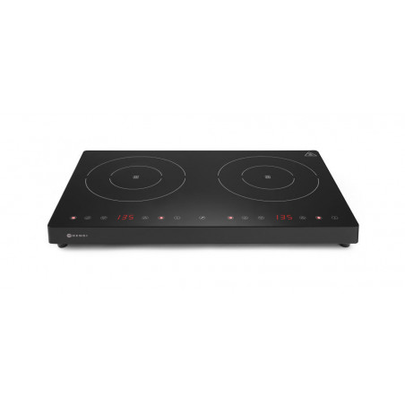 Induktionsplatta dubbel - 2000W+1500W Black Line