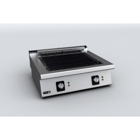 Bänkgrill elektrisk med 2 zoner