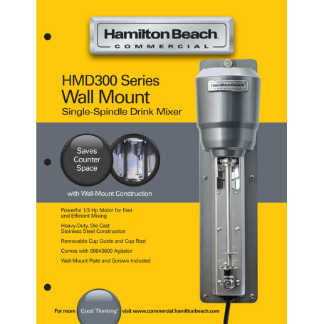 Hamilton Beach HMD300 Drink Mixer