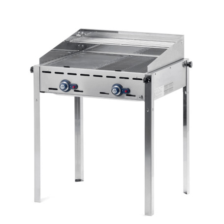 Hendi Gasgrill med 2 brännare - Green fire