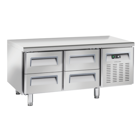 Grillkylbänk med 4 lådor - 1367x700x650 mm