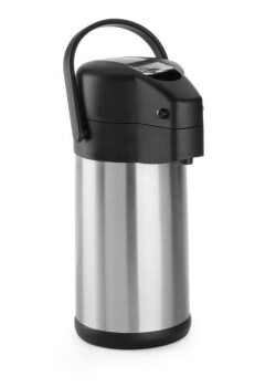 Vakuumisolerad Pumptermos 3 liter Hendi