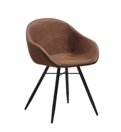 Antonio Cognac designstol