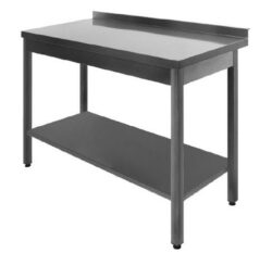 Arbetsbänk med hyllplan - svetsad - 70 cm djup