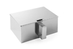 Ash collector 90x210x140 mm - s/s