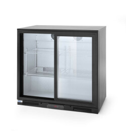 Back bar refrigerator - sliding doors - 228L