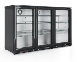 Backbar svart 3 dörr - 1375x565x800mm - Fagor