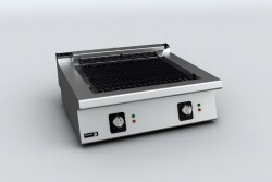 Bänkgrill elektrisk med 2 zoner