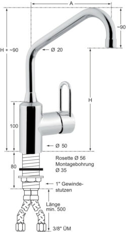 Blandare toppkvalité