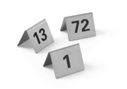 Bordsnummer, skylt med set om nummer 37-48 - s/s