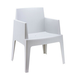 Box chair ljusgrå stol