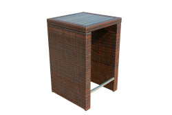 Candela barbord litet läder 70x70x107