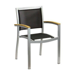 Cenon textilier silver/svart