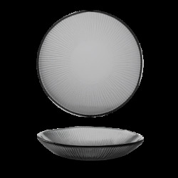 Churchill Bamboo Organic Glass Round Bowl 24.5Cm