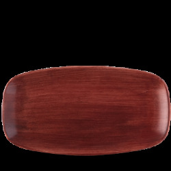 Churchill Patina Red Rust Chefs Oblong Tallrik 18,9x35,5cm