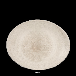 Churchill Raku Agate Grey Orbit Oval Tallrik 27cm X 22,9cm