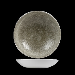 Churchill Raku Quartz Black Evolve Djup Tallrik 18,2cm