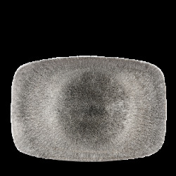 Churchill Raku Quartz Black Oblong Platter 23,4x34,4cm