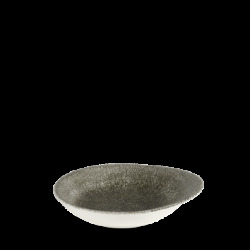 Churchill Raku Quartz Black Round Round Dish 14,5x16cm