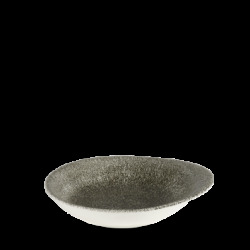 Churchill Raku Quartz Black Round Round Dish 16,8x18,5cm