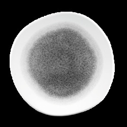 Churchill Raku Quartz Black Round Trace Tallrik 26,4cm