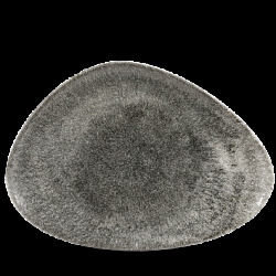 Churchill Raku Quartz Black Triangle Chefs Tallrik 25x35,6cm