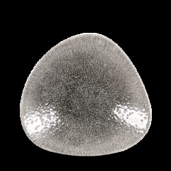 Churchill Raku Quartz Black Triangle Shallow Bowl 21cm