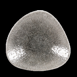 Churchill Raku Quartz Black Triangle Shallow Bowl 26,7x27,2cm