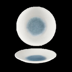Churchill Raku Topaz Blue Bamboo Deep Tallrik 25,3cm