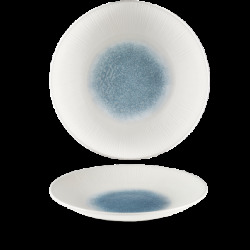 Churchill Raku Topaz Blue Bamboo Deep Tallrik 27cm