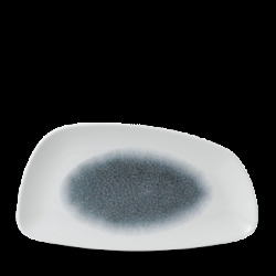Churchill Raku Topaz Blue Chefs Geo Tallrik 13,5x35cm