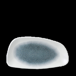 Churchill Raku Topaz Blue Chefs Geo Tallrik 15,5x30cm