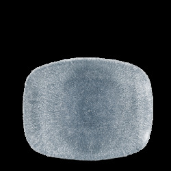 Churchill Raku Topaz Blue Chefs Oblong Tallrik 20,2x26,1cm