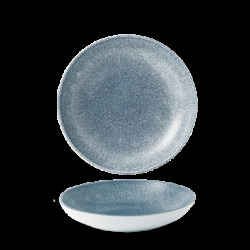 Churchill Raku Topaz Blue Evolve Djup Tallrik 18,2cm