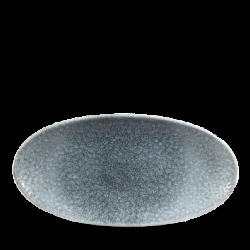 Churchill Raku Topaz Blue Oval Chefs Tallrik 15x29,9cm