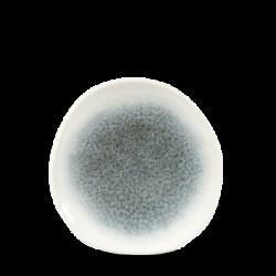 Churchill Raku Topaz Blue Round Trace Tallrik 18,6cm