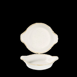 Churchill Stonecast Barley White Large Round Eared Dish 17,5x21,5cm