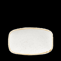 Churchill Stonecast Barley White Oblong Chefs Tallrik 12,1x20cm