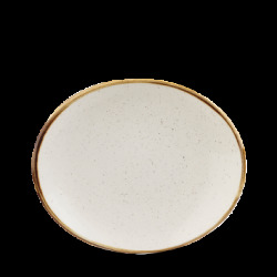Churchill Stonecast Barley White Orbit Oval Tallrik 19,2cm
