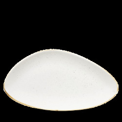 Churchill Stonecast Barley White Triangle Chefs Tallrik 18,8x35,5cm