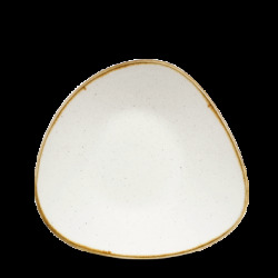 Churchill Stonecast Barley White Triangle Shallow Bowl 21cm