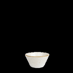 Churchill Stonecast Barley White X Squared Sauce Dish 9cl