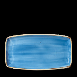 Churchill Stonecast Cornflower Blue Oblong Tallrik 34,5cm