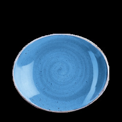 Churchill Stonecast Cornflower Blue Oval Tallrik 19,2cm