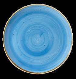 Churchill Stonecast Cornflower Blue Round Evolve Tallrik 32,4cm