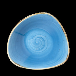 Churchill Stonecast Cornflower Blue Triangular Bowl 23,5cm