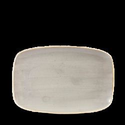Churchill Stonecast Grey Chefs Oblong Tallrik 15,7x23,7cm