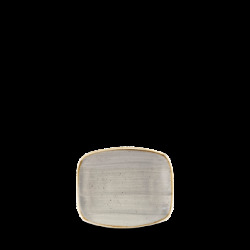 Churchill Stonecast Grey Oblong Chefs Tallrik 12,6x15,4cm
