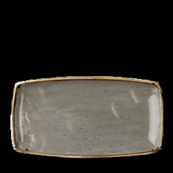 Churchill Stonecast Grey Oblong Tallrik 34,5cm