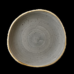 Churchill Stonecast Grey Round Trace Tallrik 21cm